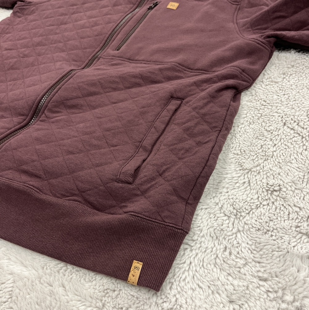 Tentree | Quilted Full Zip • Organic Cotton | Size Large | NWT - Picture 5 of 16
